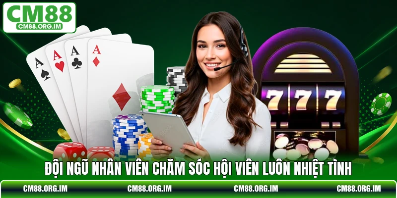 Đội ngũ nhân viên chăm sóc hội viên luôn nhiệt tình