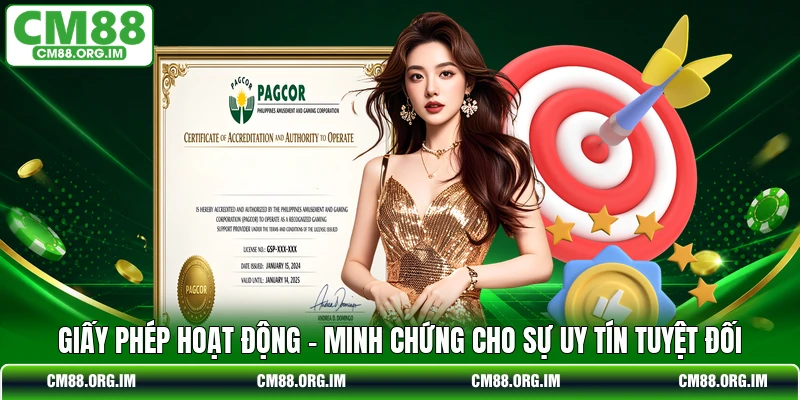 Giấy Phép Hoạt Động - Minh Chứng Cho Sự Uy Tín Tuyệt Đối